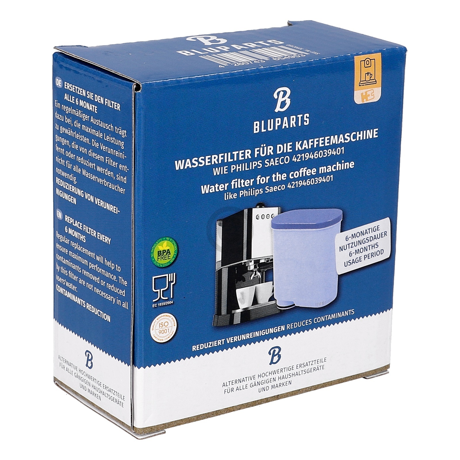 Wasserfilterpassend für Philips 421946039401  BLUPARTS - KOMPATIBEL 10102150