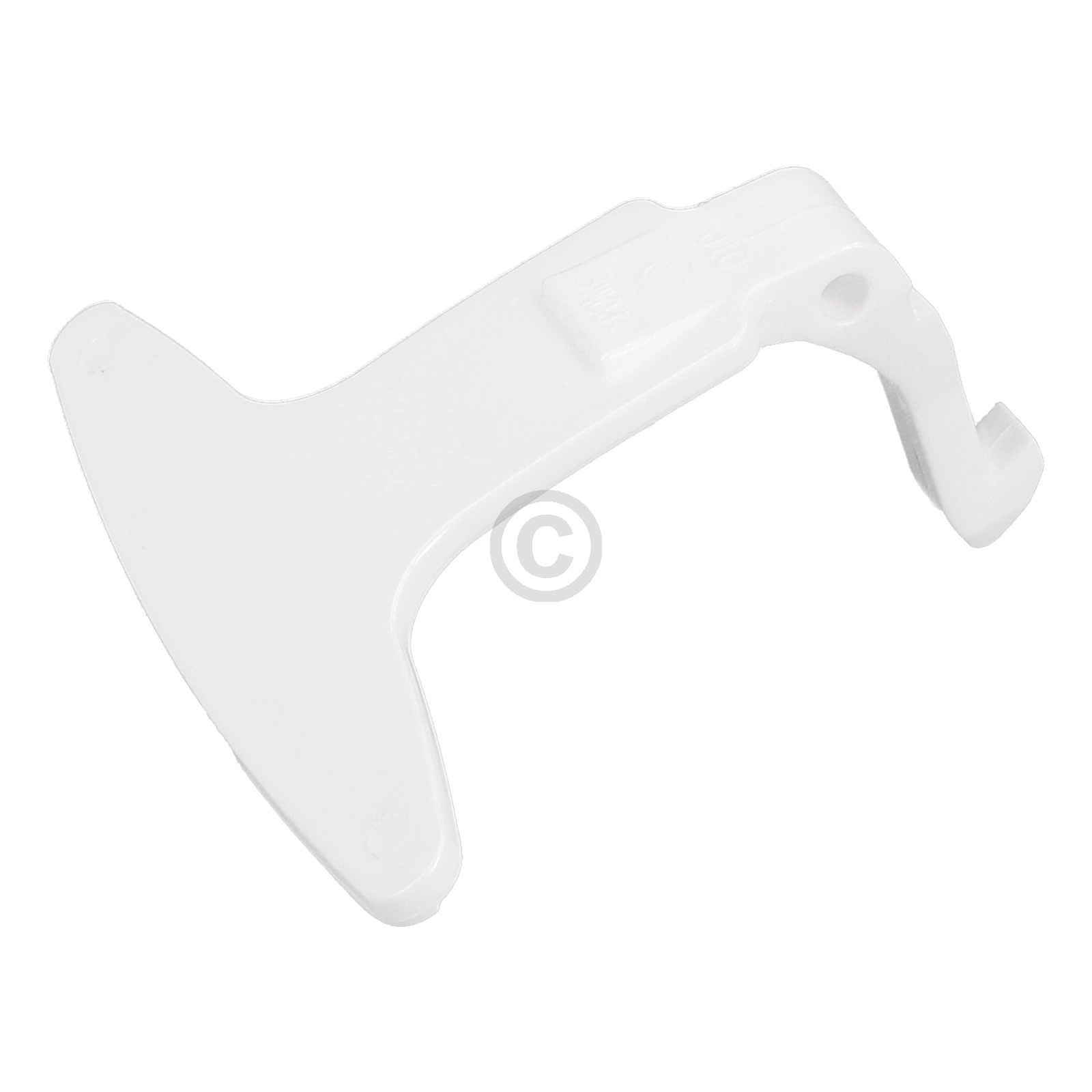 Türgriff passend für Gorenje 154471 weiß mit Schließhaken für Waschmaschine