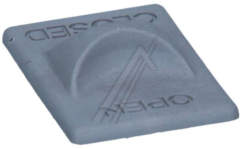 Filterflansch IX für Whirlpool Dunstabzugshaube 488000138698 Bedienknopf, Grau