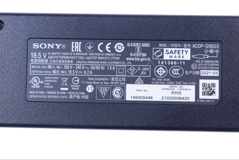 Sony 120W Netzteil für Fernseher KDL-43W*C 149300446 Notebook, LED TV