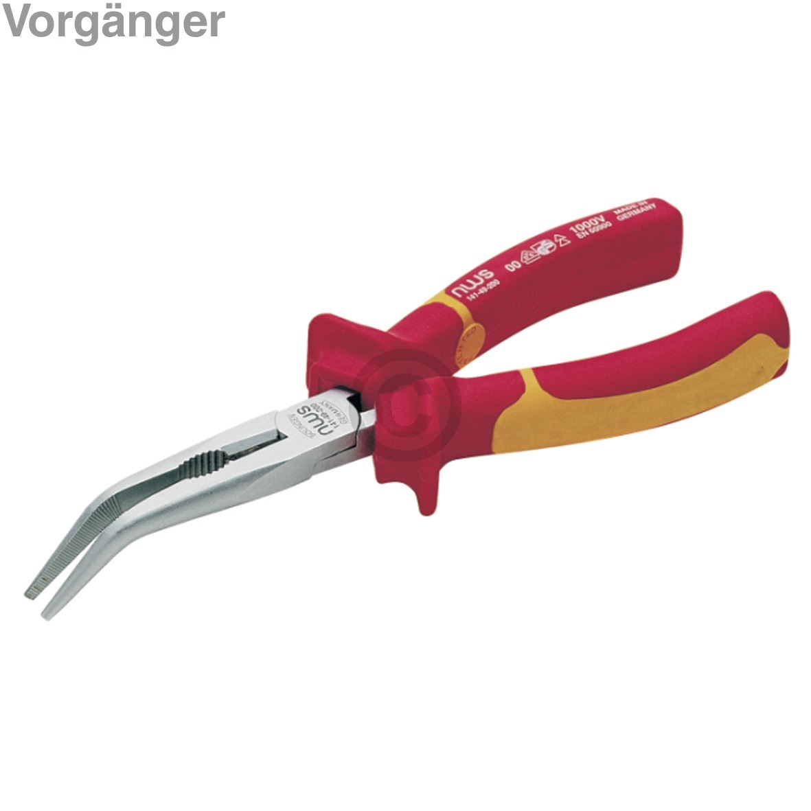 Radiozange NWS 141-49-VDE-205 gebogen für 1000V