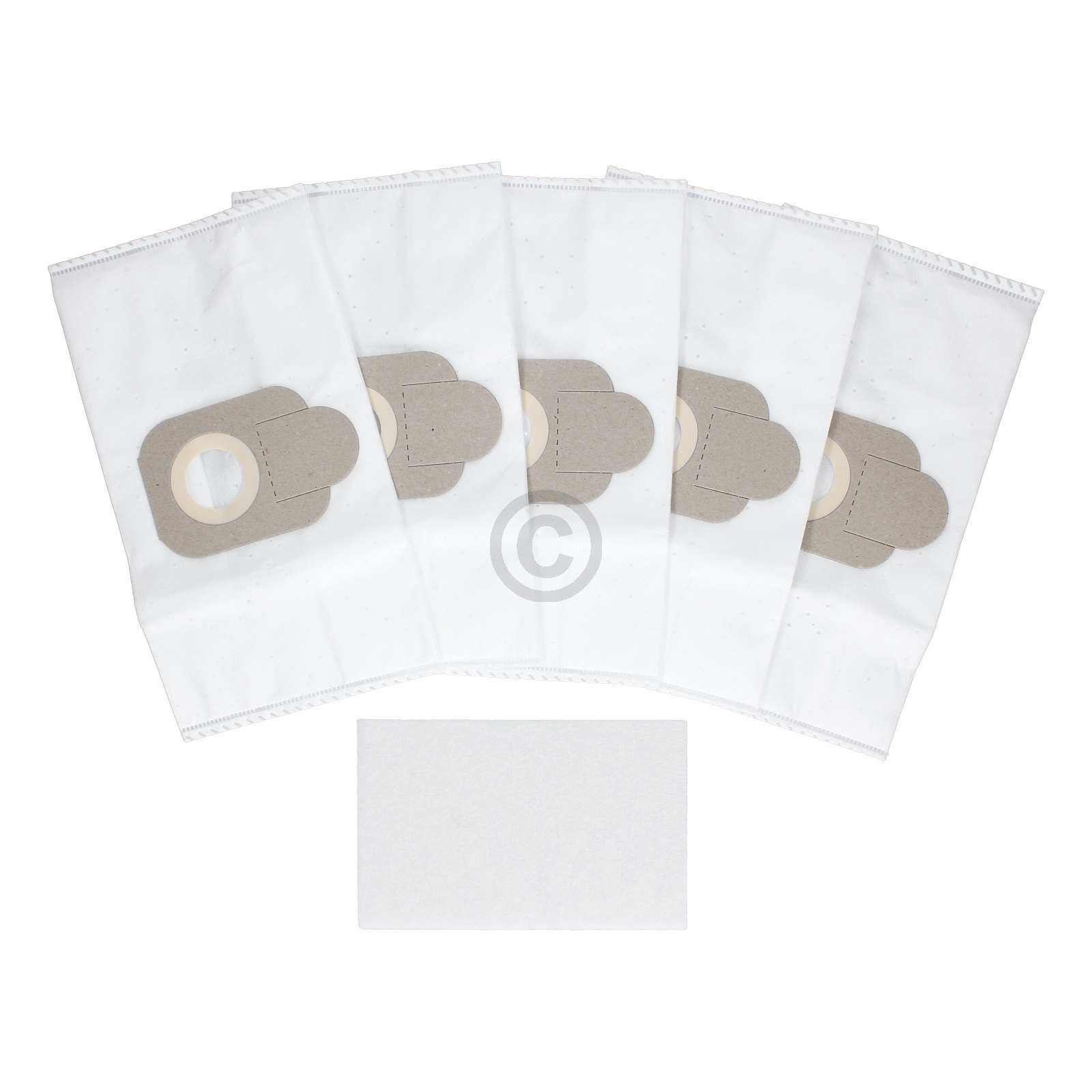Filterbeutel wie Rowenta ZR200520 für Bodenstaubsauger 5Stk + Filter
