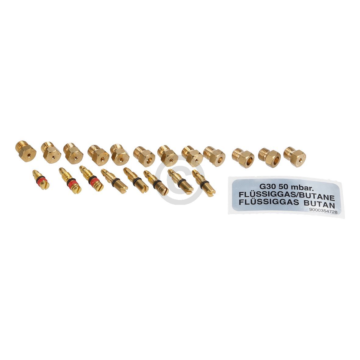 Düsensatz G30 50mbar BOSCH 00616029 für Herd