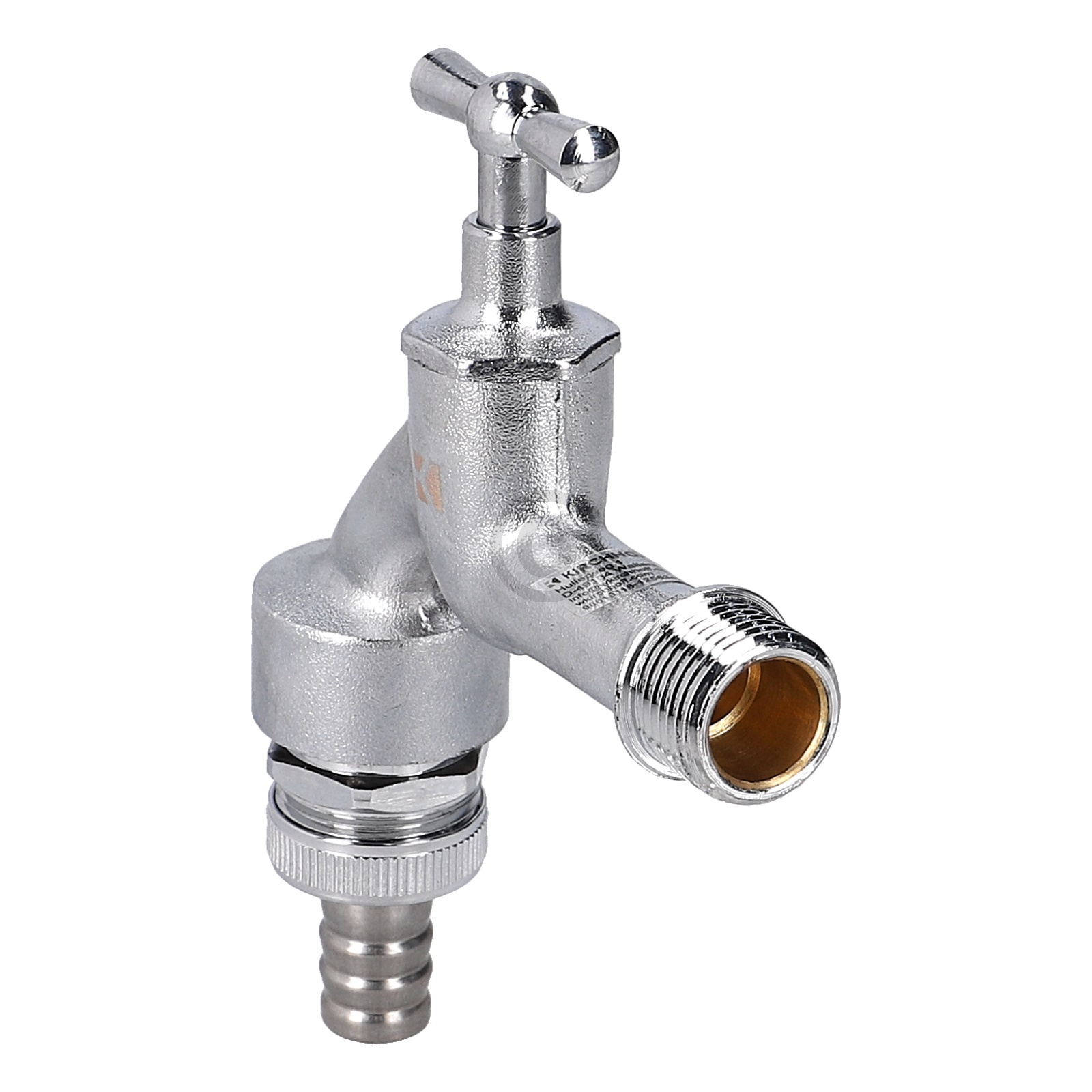 Auslaufhahn 1/2" matt mit 3/4" Schlauchanschluss KIRCHHOFF 98619118 KIRCHHOFF