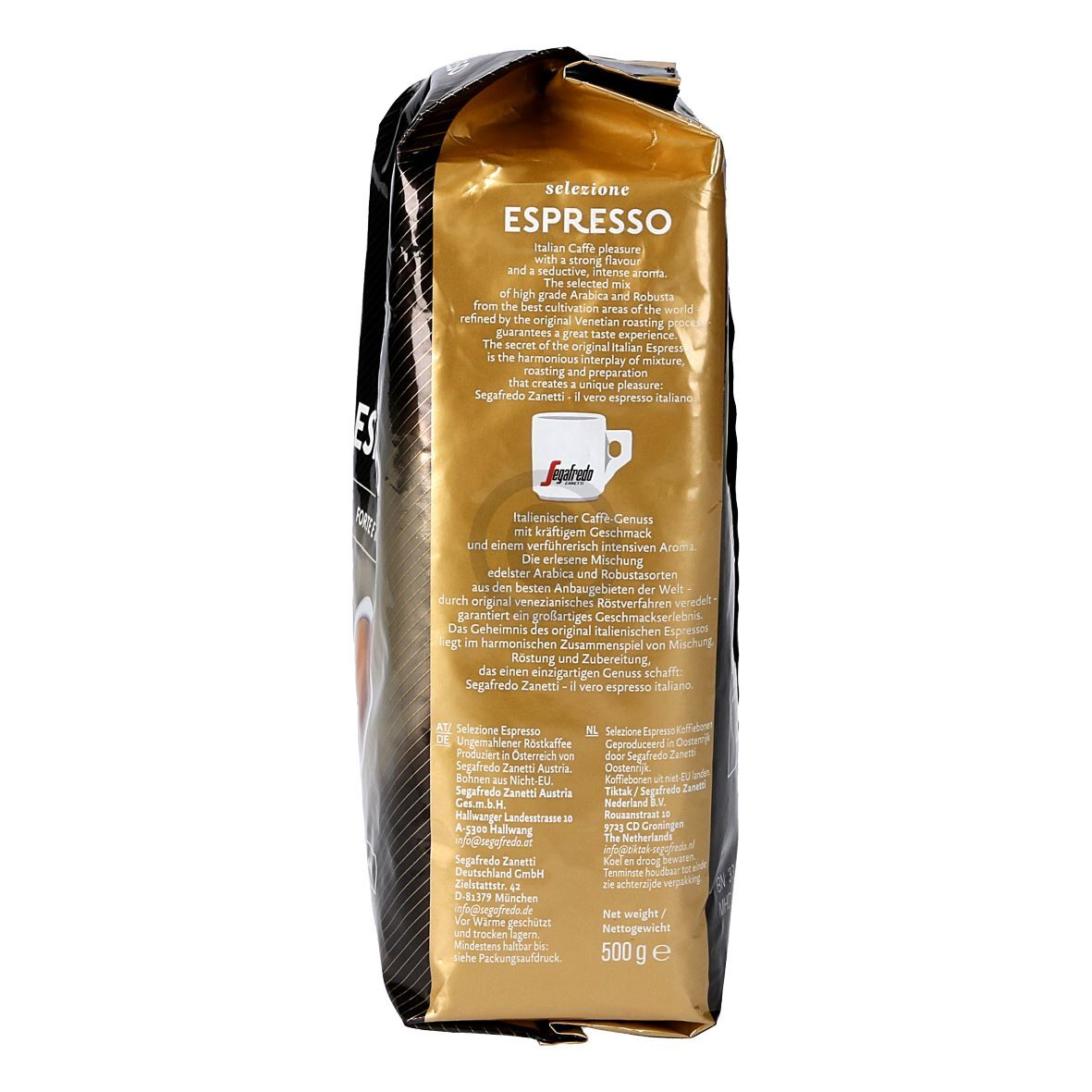 Kaffeebohnen Electrolux 4055030326 Segafredo selezione ESPRESSO 500g 405503032/6