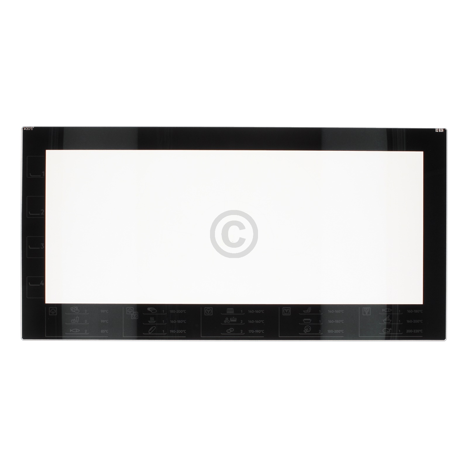 TÜRGLAS, BEDRUCKT, 524X263MM 140060157025