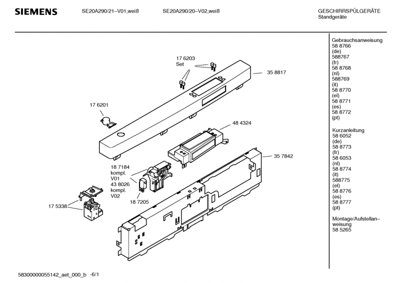 Ersatzteile_HiSense_SE20A290_2F21_Bild_1