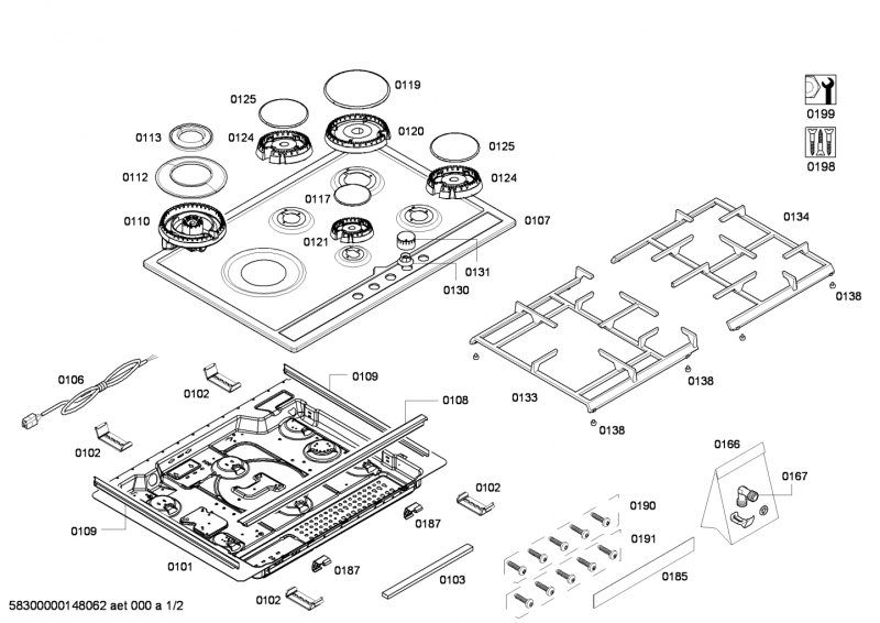 Ersatzteile_ENC.EC845SC90N_4G_2B1W_28BANDERA_29_SE76F_IH5_EC845SB90E_2F01_Bild_1