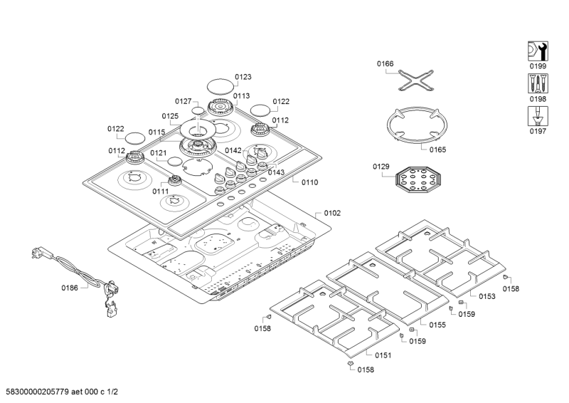 Ersatzteile_MS_75F_4G_2B1W_STAR_5KW_SIEMENS_SV_EC7A5RB90A_2F01_Bild_1