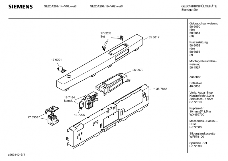 Ersatzteile_HiSense_SE20A291_2F19_Bild_1