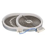 Strahlheizkörper oval 170x265mm 2300/1500W Küppersbusch 544116 für Kochfeld