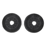 Kohlefilter Set passend für Amica 1160826 KF17146 160mmØ BLUPARTS in