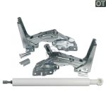 Türdämpfer + Türscharnier oben + unten Liebherr 9590166 für Kühlschrank