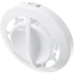 Drehgriff mit Ring, Perleweiss 00622774