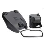 Gehäuseunterteil BOSCH 00670731 mit Rollen Kapsel Dichtung für Bodenstaubsauger