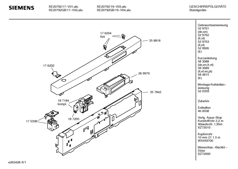 Ersatzteile_HiSense_SE20792_2F17_Bild_1