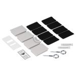 Zwischenbaurahmen HASTKU10B StackKitBlack Candy/ Hoover 35602673 für Trockner