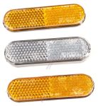 Gelber elliptischer Reflektor Ducati JEEP Lamborghini AL_EXT_009 für E-Scooter Licht