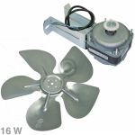 Ventilator Universal 16 Watt 230 Volt mit Haltebügel Flügel für Kühlschrank