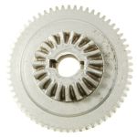 Zahnrad-Mittelachse für Küchenmaschine Whirlpool 9709627 Schrägverzahnung