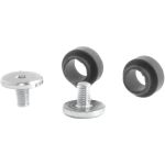 Frontglasscheibe Edelstahl - Schwarz 00776169