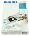s-bag Hygiene Anti-Allergie Beutel für Staubsauger Philips FC8022/04 4 Stück