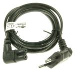 COM Winkel-Netzkabel für Fernsehen & Telefonie ART90952 1,5m, schwarz