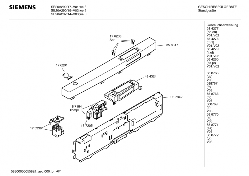 Ersatzteile_HiSense_SE20A290_2F19_Bild_1
