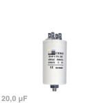 Kondensator 20,00µF 450V mit Steckfahnen