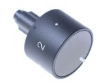 Versenkknebel für Ofen Amica 9080377 drehbar schwarz