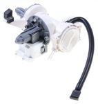 Doppel-Ablaufpumpe für Whirlpool Herd 488000666401 Pumpengehäuse, Überlaufschlauch