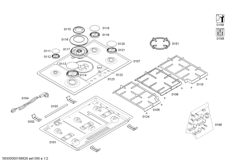 Ersatzteile_ENC.EC945RB91D_4G_2B1W_SE90F_IH5_EC945RB91D_2F07_Bild_1