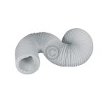 Abluftschlauch 125er Rundsystem 5m weiß u.a. für Dunstabzugshaube