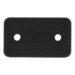 Schaumfilter passend für Miele 7070070 220x133mm Sockelfilter an Wärmetauscher Trockner