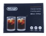 Cold-Brew-Gläser für DeLonghi Kaffeemaschine AS00004171 220ml, 2er-Set