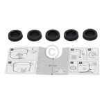 Kochtopfpatches BOSCH 00577921 Klebepads für PerfektCook kochsensorfähige Induktionskochstelle 5Stk