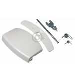 Türgriff wie AEG 405508700/3 weiß komplett für Waschmaschine