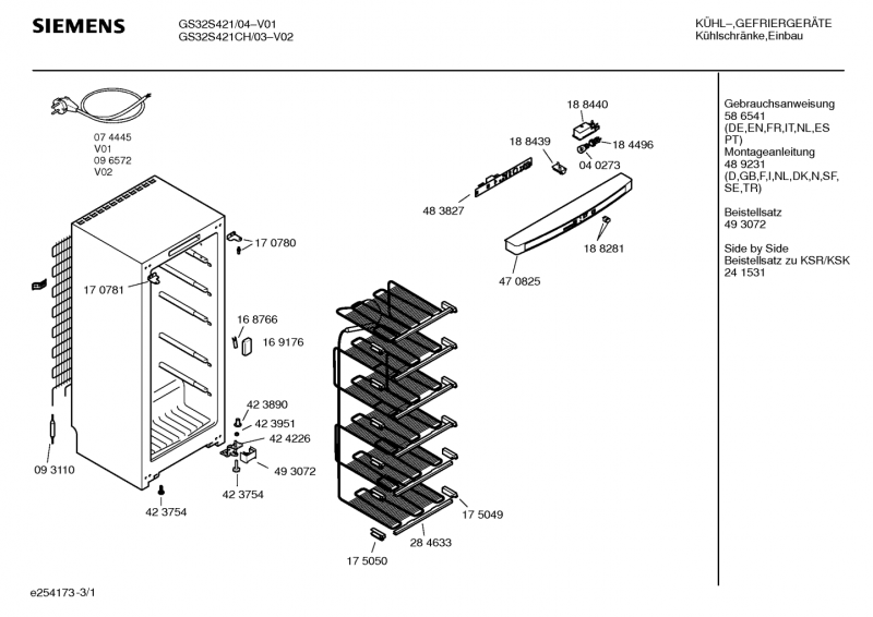 Ersatzteile_GS32S421CH_2F03_Bild_1