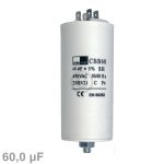 Kondensator 60,00µF 450V mit Steckfahnen