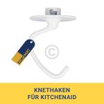 Knethaken wie KitchenAid K45DH Whirlpool 488000510811 für Küchenmaschine mit kippbarem Kopf