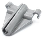 Korbhalterung links für Geschirrspüler Whirlpool 488000625772 - Kunststoff, weiß