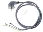 Netzkabel Typ F für Herd Whirlpool/Indesit 488000646895 Spannungsversorgung, Stecker C00646895