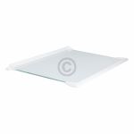 Glasplatte oben für Kühlteil Beko 4564180200 450x300mm mit Leisten in