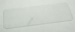 Deckel Glasplatte für Kühlschrank Whirlpool Indesit 482000026696 Abgeschrägte Kante, 467x166x4mm
