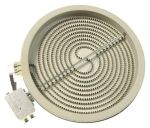 Heizelement 180mm 1700W für Ofen Whirlpool 480121101517 1-Ring
