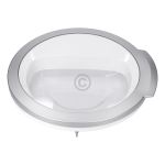 Fenster Komplette tür mit glas (silber-weiß) 11012046