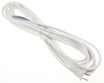 Netzkabel weiß für Kabel AEG 50296718005 6m, Zuleitung
