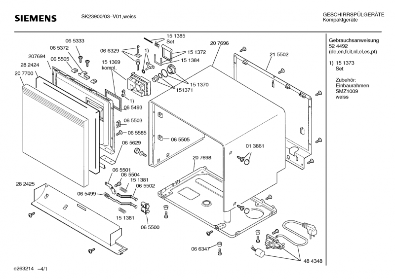 Ersatzteile_Compact_300_SK23900_2F03_Bild_1