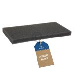 Schaumfilter für Wärmetauscher wie gorenje 810183 280x137mm in Trockner