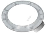 Türrahmen vorne, silber, Ø490 mm für AEG Waschmaschine 140043650047 Waschmaschinentür